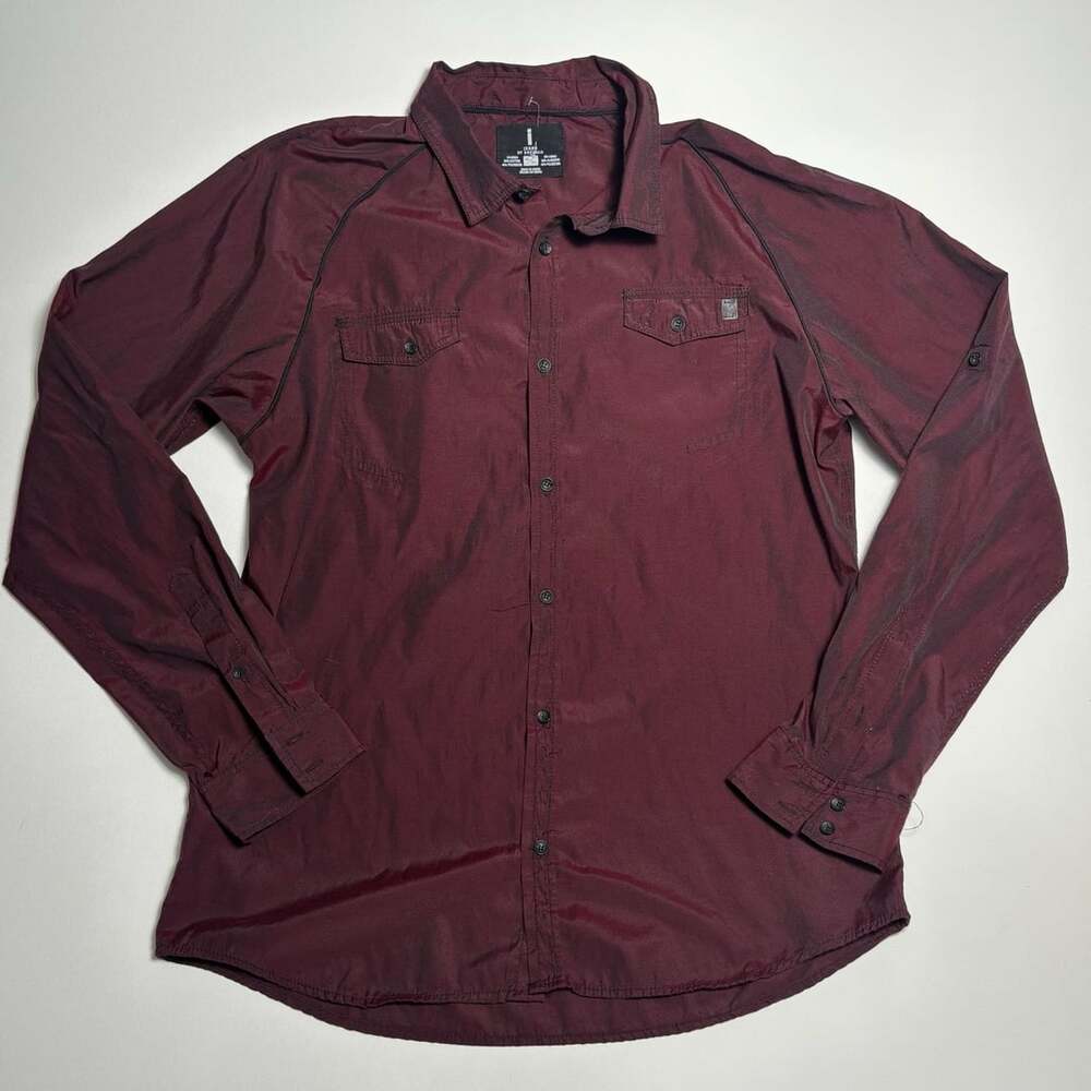 I Jeans By Buffalo Long Sleeve Button Up Shirt XL